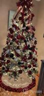 img 1 attached to Merry Christmas Party Decor: 36 Inch Red & Black Buffalo Plaid Tree Skirt By AISENO! review by Gary Cole