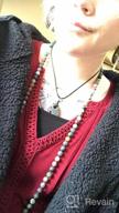 img 1 attached to MGR MY GEMS ROCK! 36 Inch Semi-Precious Stone Infinity Necklace with Matte Finnish Beads review by Patrick Lets
