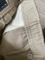 img 1 attached to Nautica Khaki Uniform Pants for Boys - Large Size with Front Buttons review by Mack Cruz