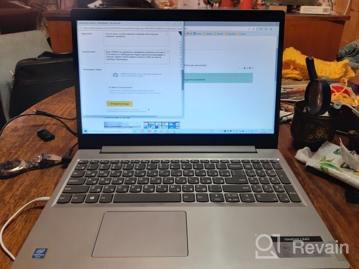 img 1 attached to 15.6" Lenovo Ideapad Notebook L340-15API 1920x1080, AMD Ryzen 3 3200U 2.6 GHz, RAM 4 GB, SSD 128 GB, HDD 1 TB, AMD Radeon Vega 3, Windows 10, 81W00M Platinu, HDD Home TB review by Somchai Tameeyasen ᠌