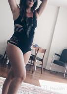 img 1 attached to Ultimate Beach Babe: bslingerie® Women's Cut Out Monokini One Piece Swimsuit review by Russell Ross