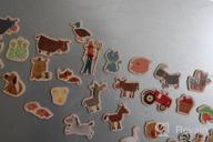 img 1 attached to Wooden Magnetic Farm Animal Shapes Set, 9780735333482 review by Dawn Edwards