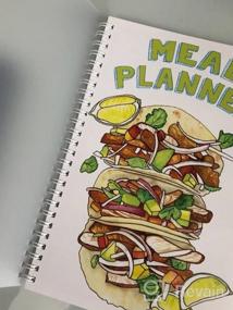 img 6 attached to BookFactory Meal Planner Journal/Food Prep Log Book/Meal Planning Logbook, Wire-O - TransLux Cover, 106 Pages, 6" X 9"(FOOD-100-69CW-PP-(MealPlanner))