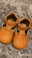 img 1 attached to HSDSBEBE Baby Boys Girls Oxford Shoes: PU Leather Soft Rubber Sole Sneakers, Anti Slip Toddler Ankle Boots, Infant Walking Shoes Moccasins, 1711 Brown, Size 3 Boys' Oxfords review by Tre Boyer