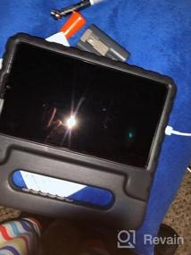 img 5 attached to BMOUO Kids Ударопрочный легкий чехол-подставка с ручкой для Samsung Galaxy Tab A7 Lite 8.7