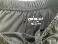 img 1 attached to Kid Nation Unisex Heather Charcoal Girls' Clothing for Leggings review by Christy Johnson