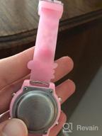 img 1 attached to Girls' Waterproof Cartoon Digital Sports Watches review by Oscar Colangelo