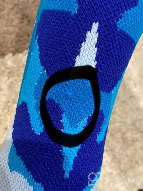 img 1 attached to Premium AII Knee High Merino Wool Ski Socks - Perfect for Boys, Girls, and Kids! Stay Warm and Cozy During Outdoor Winter Activities - Pack of 3 Pairs review by Matthew Mosley