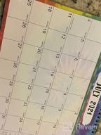 картинка 1 прикреплена к отзыву Настенный календарь на 2023 год – 11 x 8,5 дюймов, двойной переплет, петля для подвешивания, плотная бумага премиум-класса для организации январь-декабрь 2023 г. от John Stefko