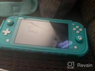 img 1 attached to Nintendo Switch Lite Protective Case, KIWIHOME Portable Cover Grip Case Only For Nintendo Switch Lite With Comfortable Grip & Game Card Slots (Turquoise) review by Kyle Tebow