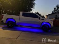 img 1 attached to Enhance Your Vehicle'S Appearance With MICTUNING Q1 RGBW LED Rock Lights - 4 Pods Of Multicolor Underglow Lighting With Bluetooth Controller, Music Mode, And Complete Wiring Kit review by Craig Mcdonald