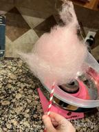 img 1 attached to Cotton Candy Machine With Stainless Steel Bowl 2.0 - Cotton Candy Maker, 10 Cones & Sugar Scoop - Nostalgic Household Cotton Candy Machine For Kids, Birthday Party - Use With Floss Sugar, Hard Candy- By The Candery review by Alesha Adams