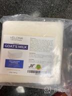 img 1 attached to Velona 2 LB - GOATS MILK Soap Base SLS/SLES Free Melt And Pour Natural Bars For The Best Result For Soap-Making review by Ickey Case
