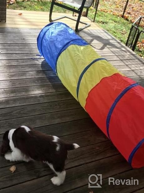 img 1 attached to Heavy Duty Foldable Dog Pen - Portable & Versatile Indoor/Outdoor Barrier For Pets review by Gabriel Elliott