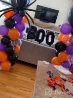 img 1 attached to Grim And Boo-Tiful: 121 Piece Halloween Balloon Garland Kit With Foil And Latex Balloons, Perfect For Spook-Tacular Decorations! review by Danny Badasz