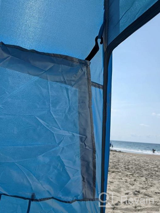 img 1 attached to Portable Beach Tent Sun Shelter Canopy: Gorich Beach Tent For 3-7 People, With UPF 50+ UV Protection, Lightweight & Easy Setup Cabana Beach Shade Tent review by Chris Hanson