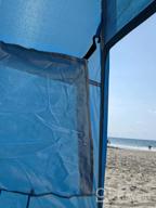 img 1 attached to Portable Beach Tent Sun Shelter Canopy: Gorich Beach Tent For 3-7 People, With UPF 50+ UV Protection, Lightweight & Easy Setup Cabana Beach Shade Tent review by Chris Hanson