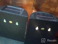 img 1 attached to Black Bird Dusk To Dawn Solar Wall Lights - Perfect Outdoor Porch Lights (2-Pack) review by Nick Moo