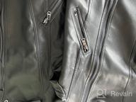 img 1 attached to Stylish LOKTARC Boys Girls Spring Motorcycle Faux Leather Jackets: Oblique Zipper Chic review by Christopher Rodriguez