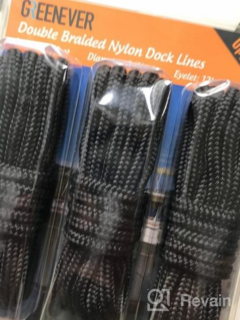 img 1 attached to 3/8" X 15' Double Braided Nylon Dock Lines - 5800 Lbs Breaking Strength For Boats Up To 30Ft review by David Will