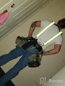 img 5 attached to Heavy Duty Carpenter Tool Belt Suspenders With Reflective Safety Strips For Enhanced Visibility