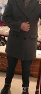 img 1 attached to Men'S Premium Wool Blend Double Breasted Long Pea Coat: Stay Warm In Style! review by Dave Phobia