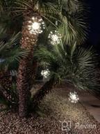img 1 attached to Magical Fairy Lights For Christmas Decor: Waterproof Starburst Wire Lights With 200 Dimmable LEDs And Remote Control - Perfect For Indoor/Outdoor Decoration! review by Ryan Sandell