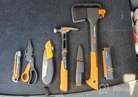 img 9 attached to 🪓 FISKARS X10-S Carpenter's Ax in Sleek Black/Orange - High-Performance Wood Cutting Tool