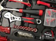 img 1 attached to Complete Home Repair Tool Set - Eastvolt 128-Piece Tool Set With Storage Toolbox review by Eric Beck