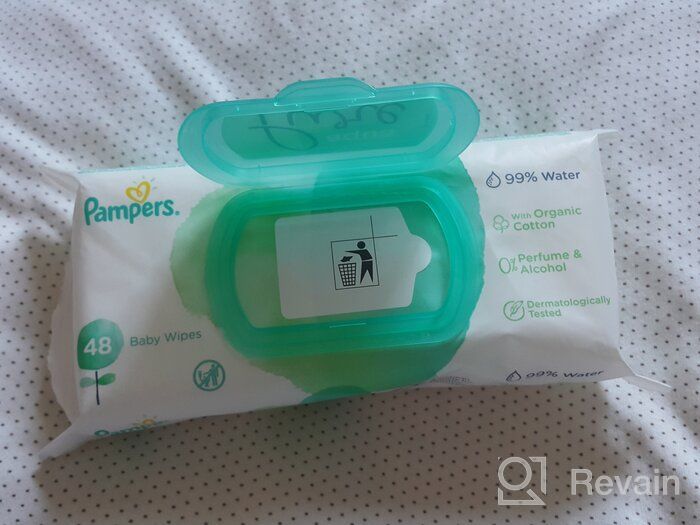 img 3 attached to Pampers Aqua Pure Wipes: Four-Pack for Gentle and Effective Baby Care review by Ada Strzelczyk ᠌