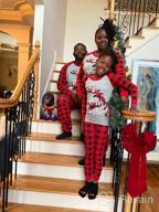 картинка 1 прикреплена к отзыву Matching Family Christmas Reindeer Sleepwear Men's Clothing and Sleep & Lounge от Brian Young
