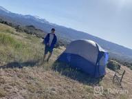 img 1 attached to 4-Person Waterproof Camping Tent With Removable Rain Fly, Lightweight & Portable Backpacking Tent For 4 Seasons Family Gatherings, Hiking And Travel. review by Dustin Wheeler