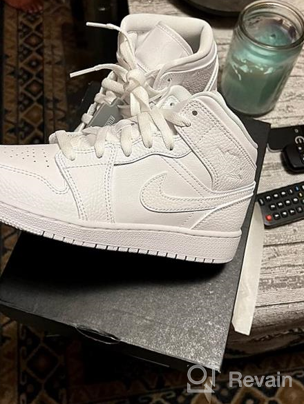 img 1 attached to 👟 Jordan 1 Mid Grade School Grey Shadow 554725-096: Ultimate Style and Quality (Size 6.5) review by Scott Kalinowski