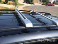 img 1 attached to Mercedes Benz GLK X204 GLK350 2009-2015 Roof Rack Cross Bars Luggage Carrier Racks review by Mauricio Woodard
