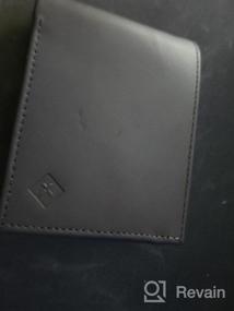 img 6 attached to Kolossus Wallet For Men, Full Grain Leather, Minimalist Slim, RFID Blocking, Billfold With 6 Card Slots (Black)