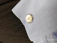 img 1 attached to 🔗 Stylish Stainless Steel Cufflinks by Urban Jewelry review by Levi Stewart