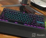 img 1 attached to Glorious Gaming Wooden Wrist Rest - Ergonomic Palm Support For Mechanical Keyboards - Full-Size - Brown review by Michael Alves