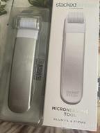 img 1 attached to Get Flawless Skin And Smooth Hair With Stacked Skincare Microneedling Roller And Hair Removal Tool - 1 Count review by Jason Przystup