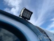 картинка 1 прикреплена к отзыву GOOACC 18W LED Spot Light Bar Fog Lights Universal Adjustable Pillar Hood Work Lights With 16AWG Off Road Wiring Harness-2 Leads For Truck, Golf Cart, SUV, ATV, UTV And Boat - 2PCS (Auto-611), White от David Jenkins