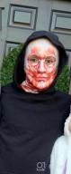 img 1 attached to AXBXCX Polyester Fleece Costume Skin Masks Halloween Party Full Cover Hood Mask review by Heidi Garcia