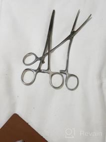 img 5 attached to 8-Inch Locking Hemostat Set With Straight And Curved Tips - HTS 161S2, 2-Piece
