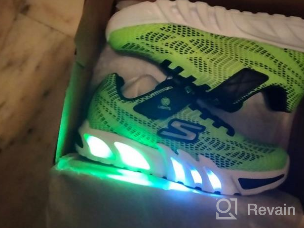 img 1 attached to Skechers Flex-Glow Elite Sneaker - Unisex Kids review by Michael Nastanovich