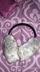 img 7 attached to Winter Fashion Faux Fur Ear Muffs for Women and Girls with Adjustable Headband for Ear Warmer