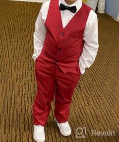 img 6 attached to Yuanlu Formal Tuxedo Suits Blazer - Stylish Boys' Clothing in Suits & Sport Coats