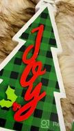 img 1 attached to Christmas Wood Tabletop Decor With Santa Gnomes Sign - Christmas Wood Block Decorations - Christmas Is The Joy Of Family Sign For Shelf, Table, Tiered Tray And Mantel Decor review by Natalie Noleal