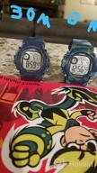 img 1 attached to Stay on Schedule with AZLAND 3 Alarms Kids Sports Wristwatch - Waterproof Digital Watches for Boys and Girls review by Brandon Garrett