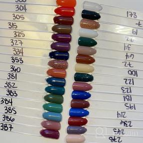 img 5 attached to Набор для ногтей AzureBeauty'S Dip Powder из 42 предметов: подготовьтесь к зиме с 32 великолепными цветами и инструментами для маникюра салонного качества