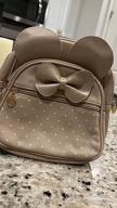 img 1 attached to Stylish And Cute Girls' Polka Dot Mini Backpack: A Convertible Shoulder Bag Purse For Women review by Ricardo Thotti
