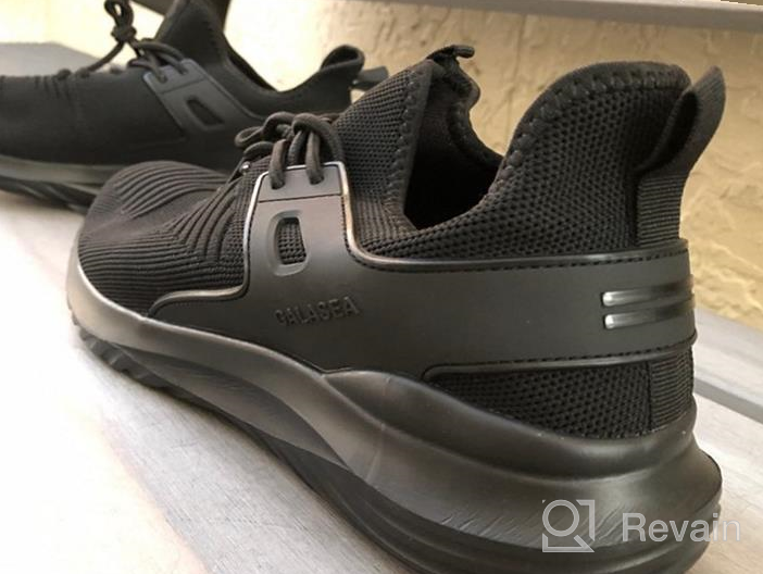 img 1 attached to Maximize your Performance with GALASEA Breathable Jogging Sneakers: The Ultimate Running Companion review by Tim Jolivette