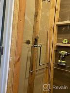 img 1 attached to Gabrylly Brushed Gold Wall Mounted Slide Bar Shower System With High Pressure 10" Rain Shower Head, 5-Setting Handheld Shower Set, And Valve Trim Diverter. review by Michael Cox